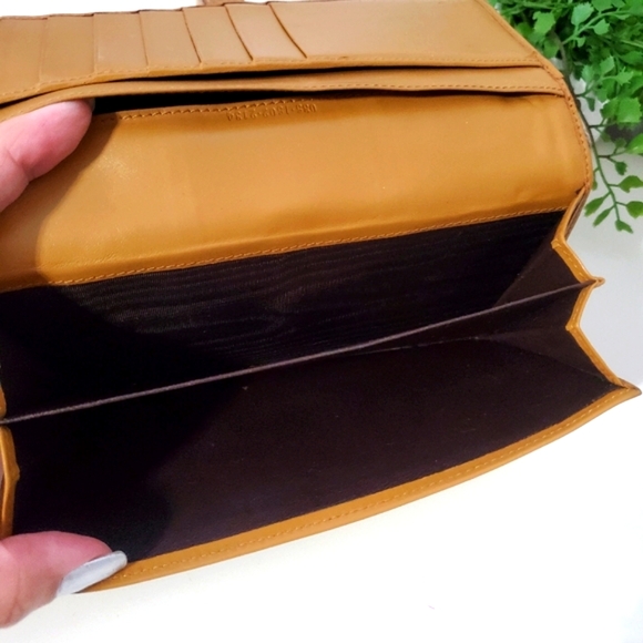 🇮🇹RARE Gucci Jackie Sherry Line GG Logo Canvas Continental Wallet on a Chain🤎 - Picture 14 of 15